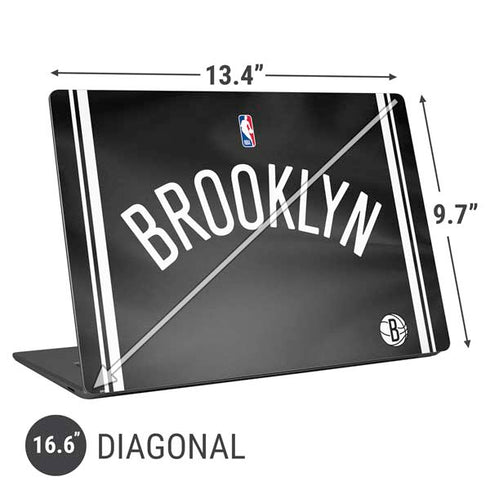 NBA Brooklyn Nets Jersey Universal Laptop 16.6in (13.4 x 9.7in) Skin